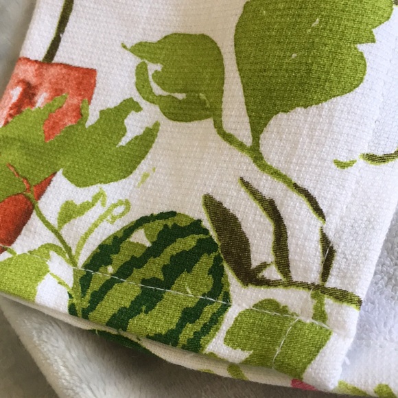 Grow Your Own Sunshine Watermelon Garden Kitchen Towel Cotton NWT 16x26” Kay Dee - Picture 9 of 16